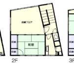 3階建て一棟貸し(間取)